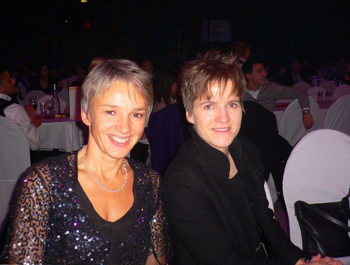 Susanne Schödel auf der Sportgala der Stadt Frankfurt