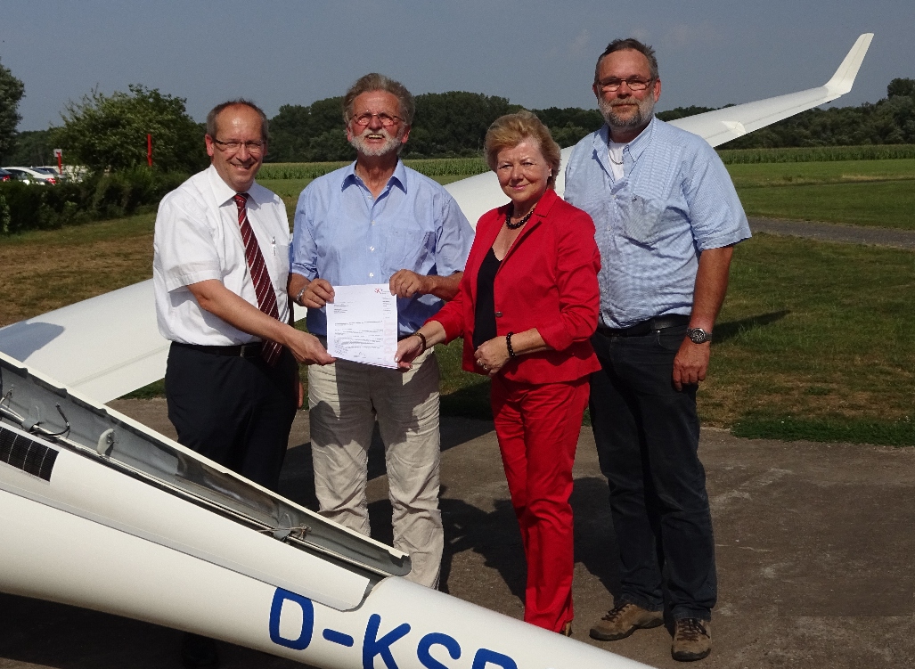 Erfreuliche Förderung für den Aero Club Langenselbold